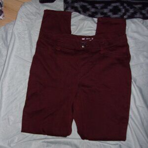 Lee easy fit size medium maroon pants womens stretch casual dress
